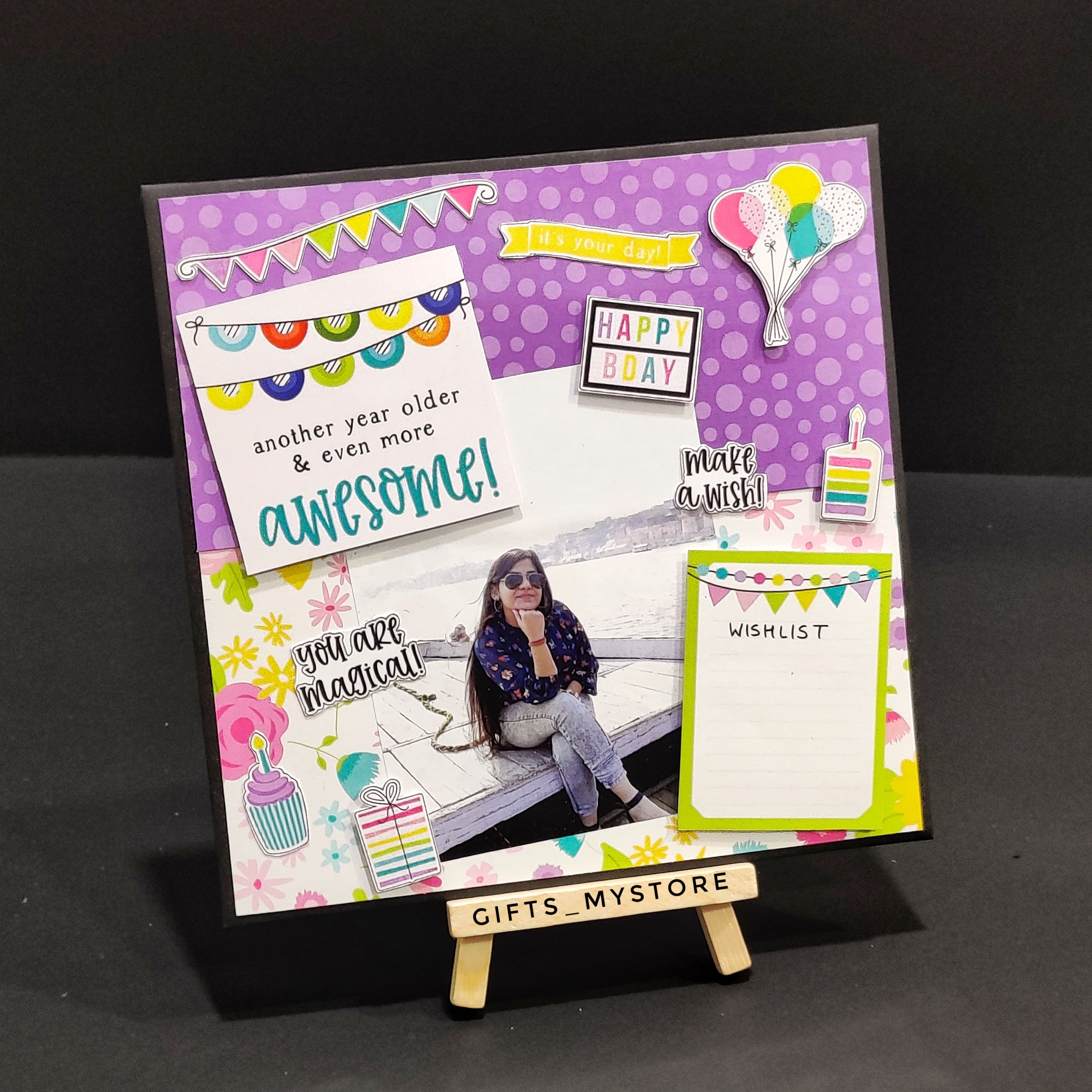 BIRTHDAY THEME PHOTO STAND